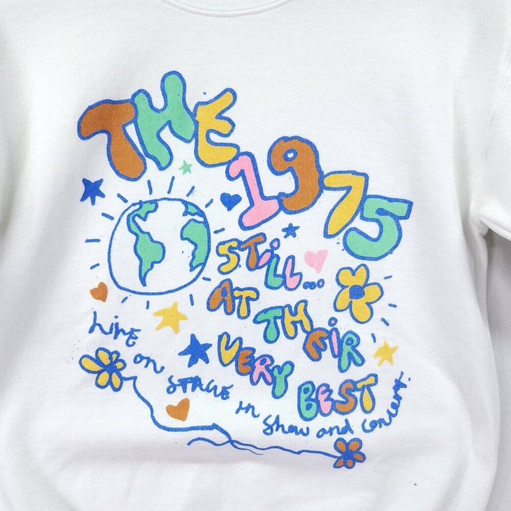 The 1975 Still At Their Very Best Band Tour Concert Sweatshirt Wallows Bleachers - Picture 3 of 10